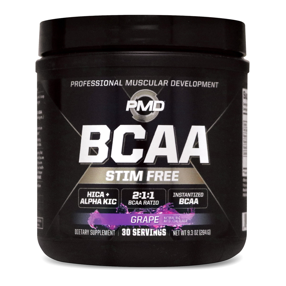 PMD BCAA Stim-Free Grape – 30 Servings