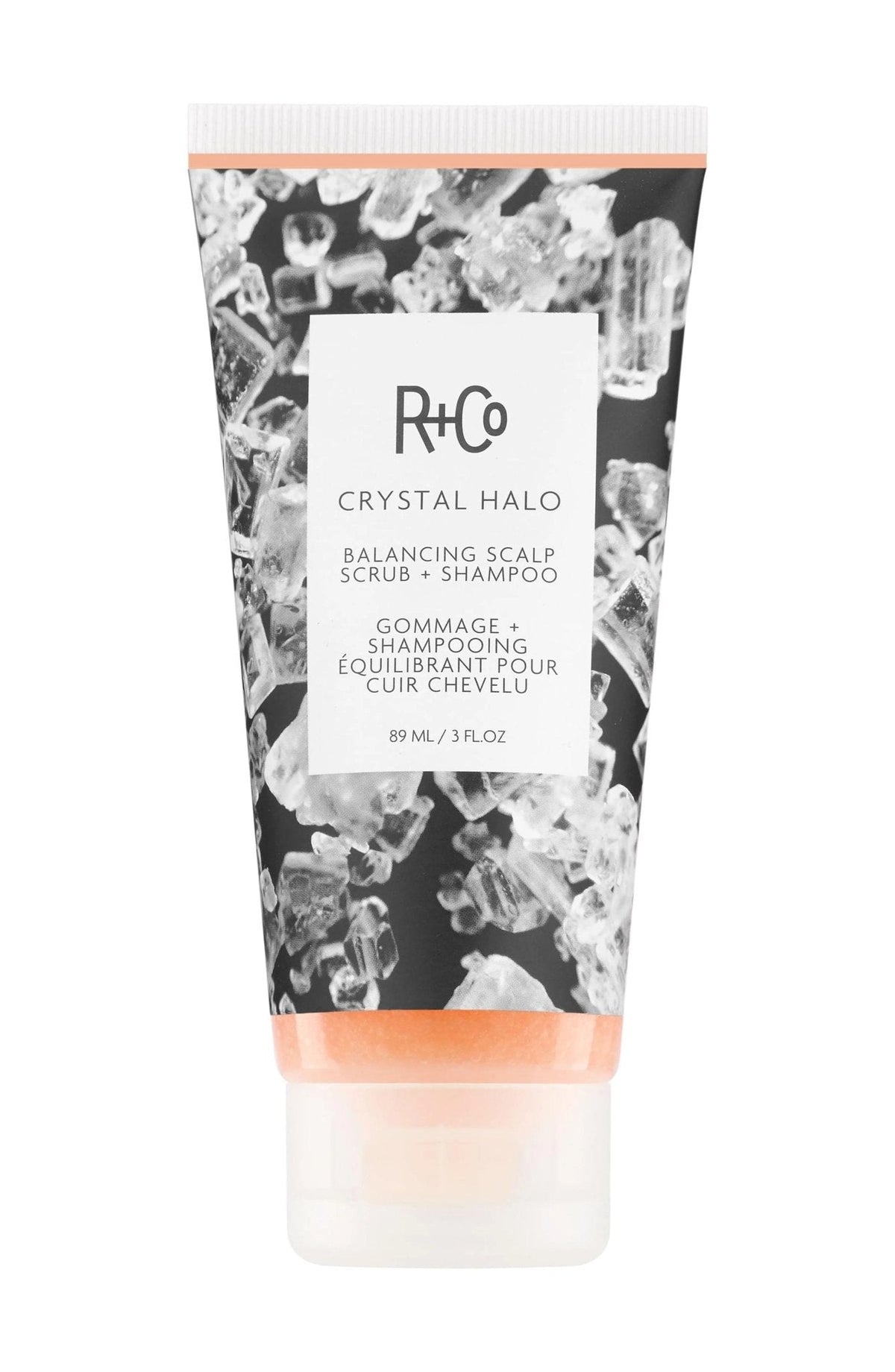 R+Co Crystal Halo Balancing Scalp Scrub + Shampoo, 3 oz