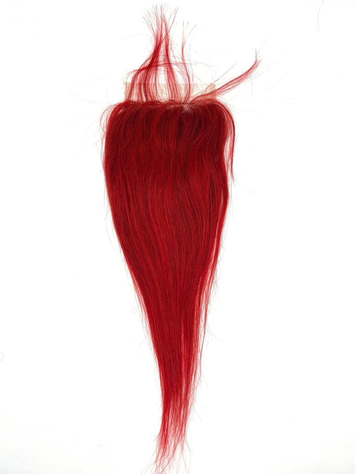 Rio Straight Closure 4x4 Red Hairpiece - Choose Size