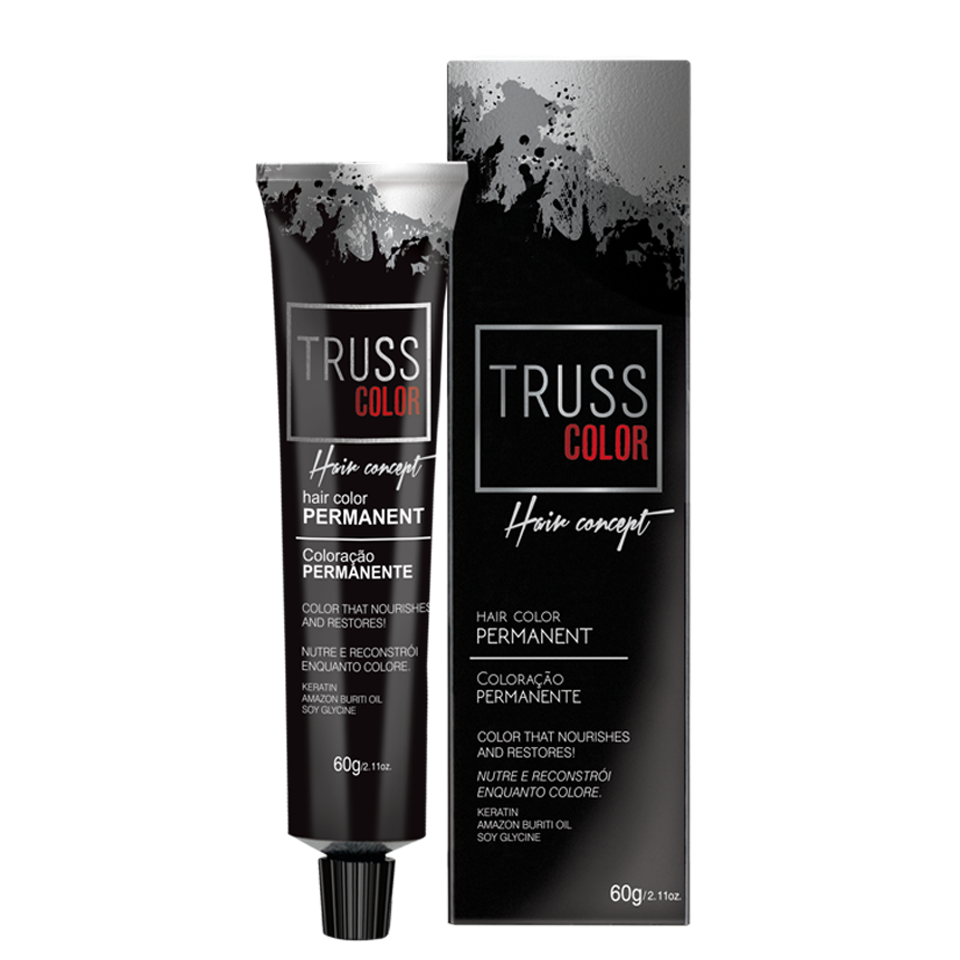 Truss Professional Permanent Hair Color 6.10 Dark Ash Blonde, 2.11 oz