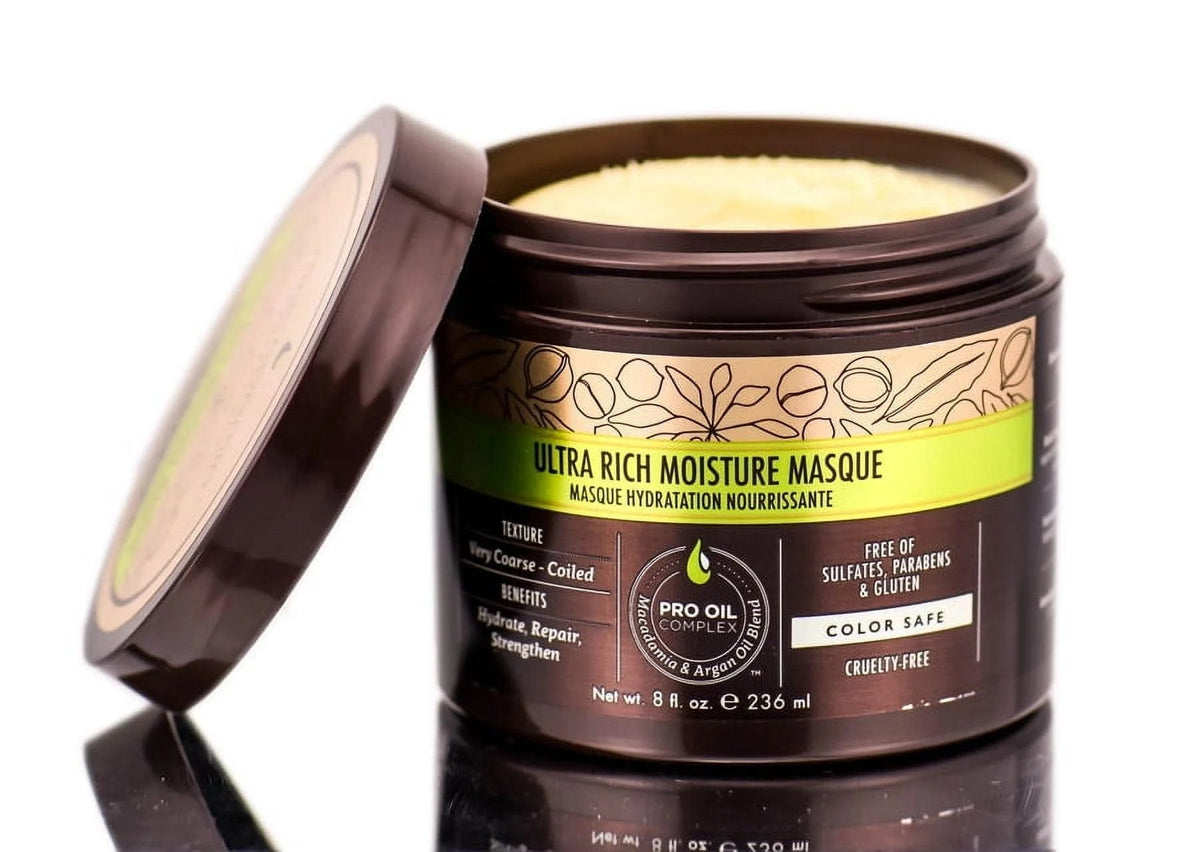 Ultra Rich Moisture Hair Masque by Macadamia 8 Oz