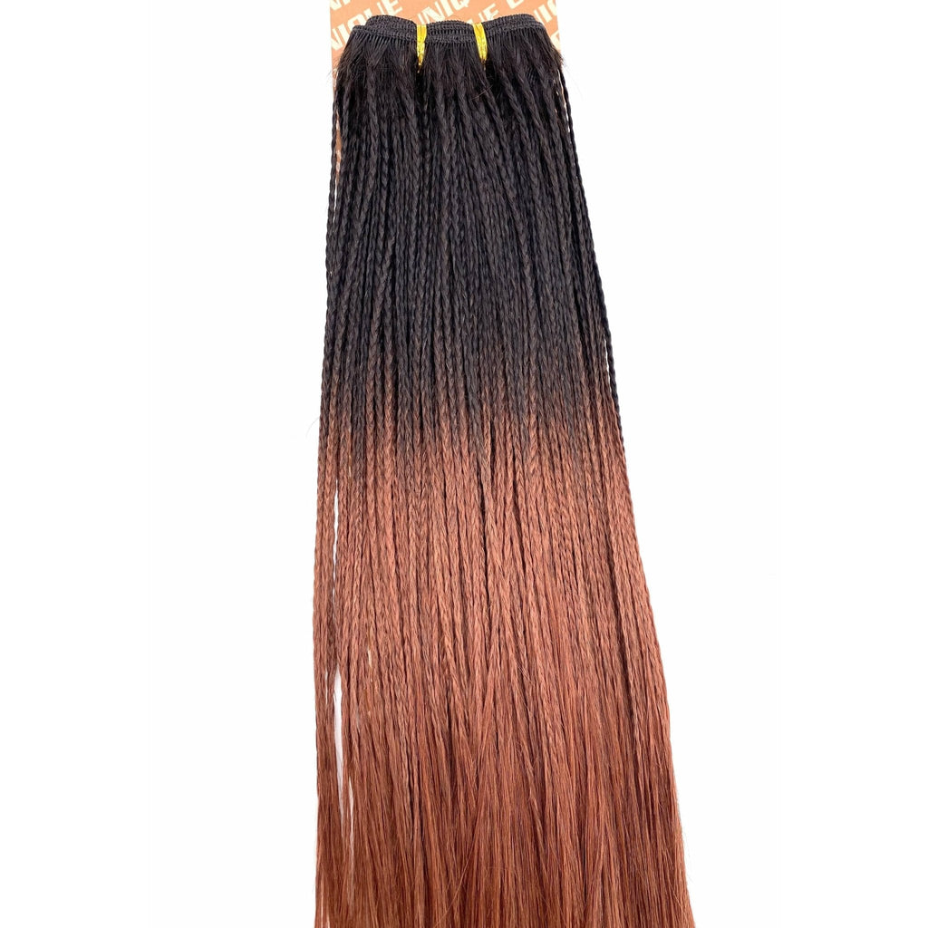 Unique Micro Braid 14" T1B Burgundy 100% Human Hair New With Tags