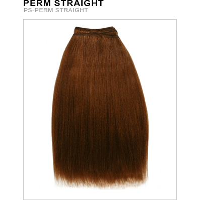 Unique Human Hair Perm Straight 18 Inch Hairpiece