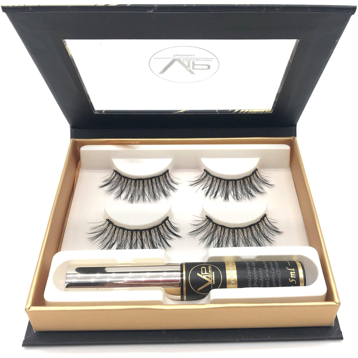 VIP Magnetic Lashes with Magnetic Eyeliner, 2 Pairs