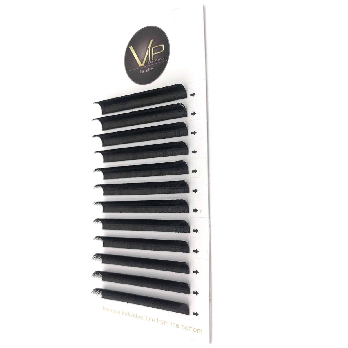 VIP Quick Fan Eyelash Extensions 12 Lines 0.07 D Curl - Pick Size