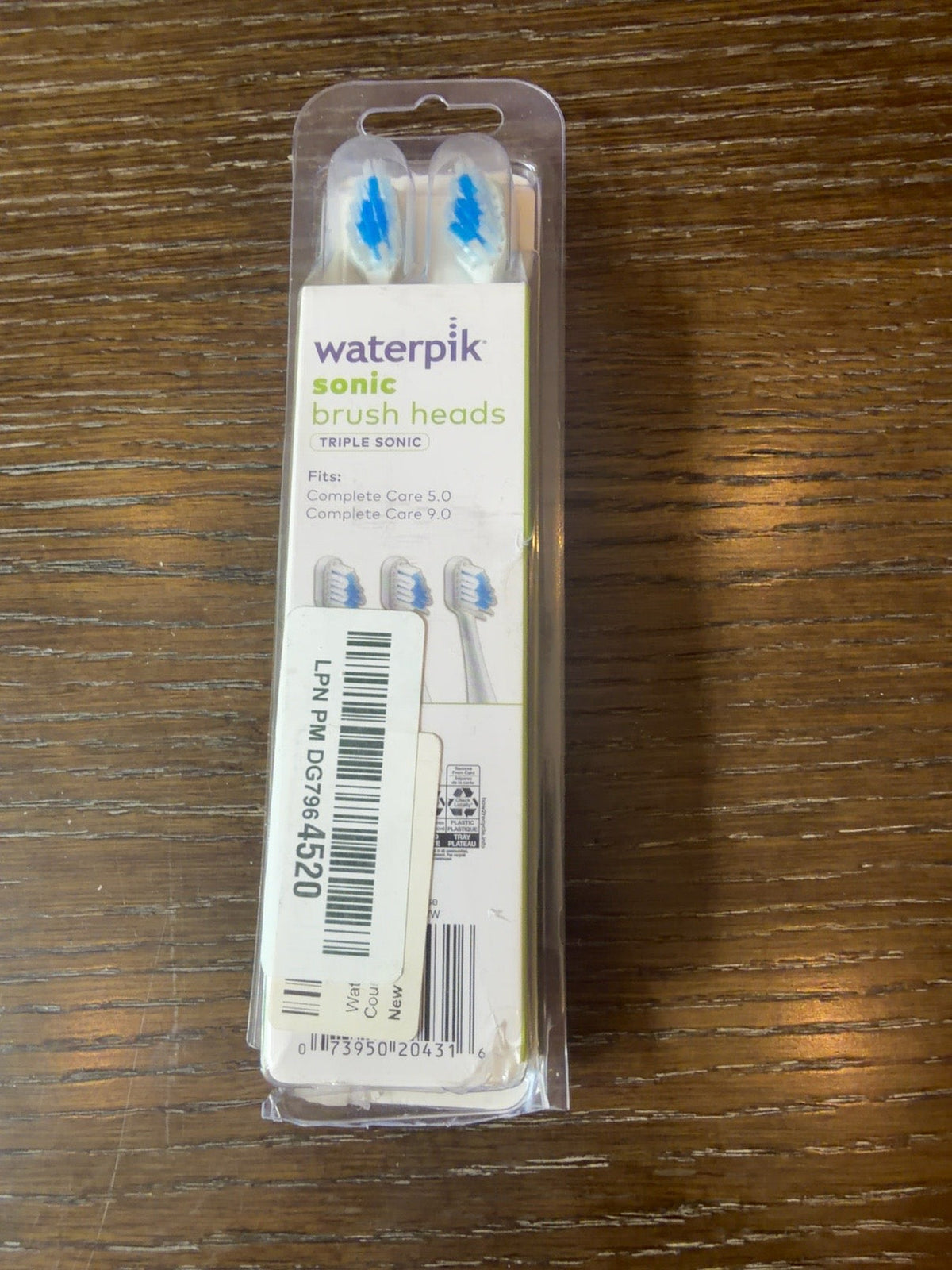 Waterpik Triple Sonic STRB-3WW Brush Heads, White, 3-Pack – Damaged Packaging